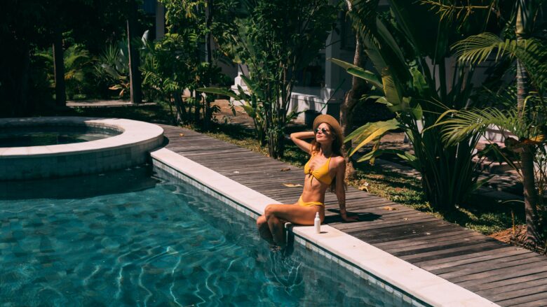 Athlete enjoying a luxury wellness spa resort in Marrakech for deep recovery and rejuvenation, featuring serene surroundings and expert care for optimal performance.